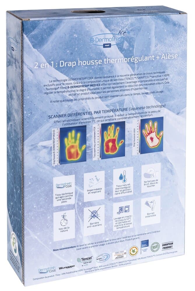 Drap housse thermorégulateur